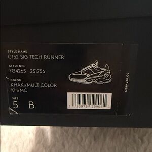 Coach Khaki Multicolor C152 Sig Tech Runner